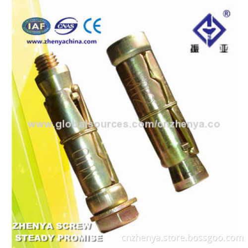 Expansion 4-piece of Shield Anchor Bolts, OEM Orders Welcomed